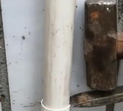 pvc管中間斷了拼接視頻分享，這個思路還是比較實用的！